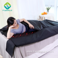 Portable black far infrared blanket sauna with tourmaline